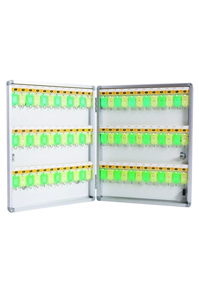 Panda 40x47 Cm 72 Li Lüks Ithal Alüminyum Metal Anahtar Dolapları - 2