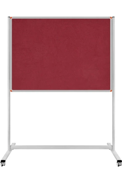 Panda 90x120 Cm Kumaş Kaplı Kumaşlı Pano Tekerlekli Ayaklı Sabit Tek Taraflı ürün görseli