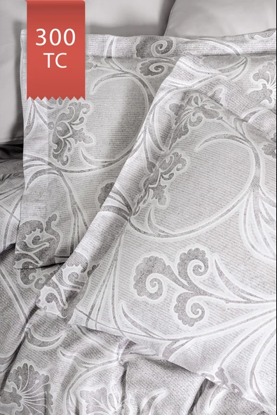 Varol Royal Saten King Size (Battal Boy) 300TC Nevresim Takımı - GRİDA - Resim 3