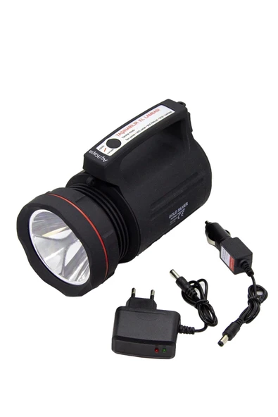 Gs-8006 Parlak Ledli Taşınabilir Şarj Edilebilir El Feneri 15w - Resim 3