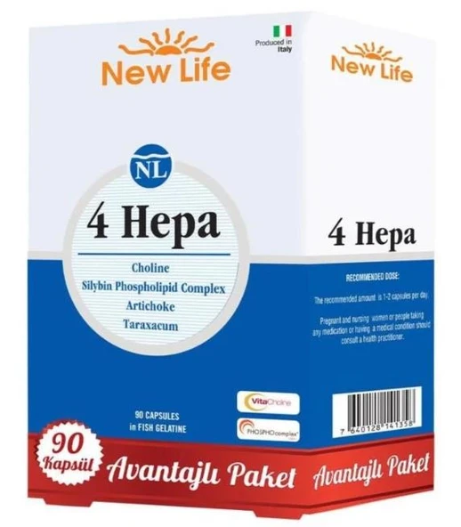NewLife 4 Hepa 90 Kapsül ürün görseli