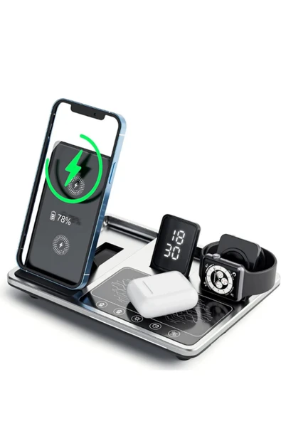 Tech&bello accessories R11 4in1 Wireless Kablosuz Şarj Standı ürün görseli