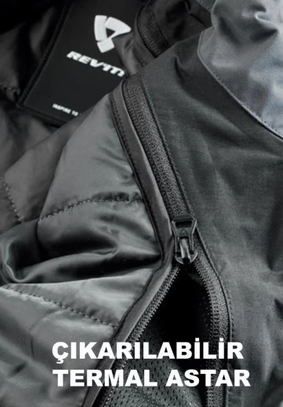 REVIT QUANTUM 3 H2O MONT SİYAH-GRİ - Resim 3