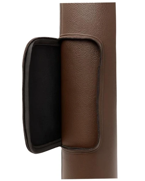 Yuga Suni Deri Proje Tüpü Cepli 10,5 cm Kahverengi - 5