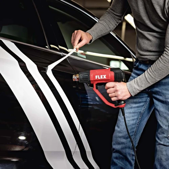 FLEX HG 650 Profesyonel Sıcak Hava Fön Makinesi Tabancası 2000W - LCD Ekran Değişken Isı Hız Ayarlı - 4