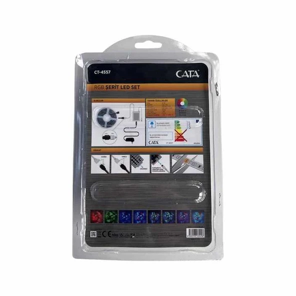 Cata Ct-4557 RGB Şerit Led Seti 5mt - 2