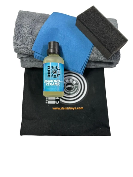 IRON Diamond Plus Seramik Kaplama 50ml Set 48 Ay Koruma - 5