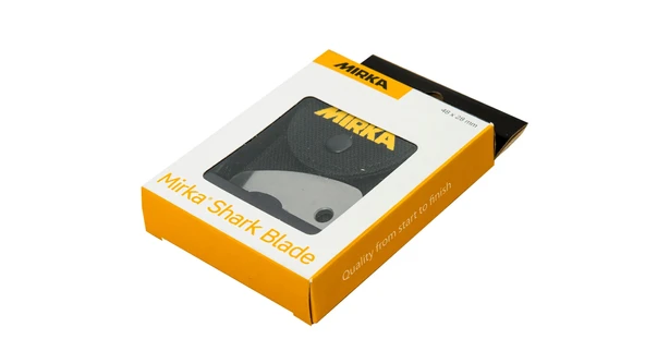 Mirka Shark Blade Akıntı Bıçağı 48×28 mm CrN – Profesyonel Boya Kusuru Giderme Aracı