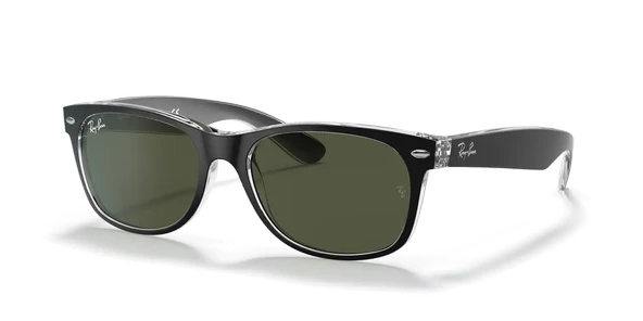 Ray-Ban Wayfarer 2132 6052 Black/Transparent-Green Güneş Gözlüğü ürün görseli