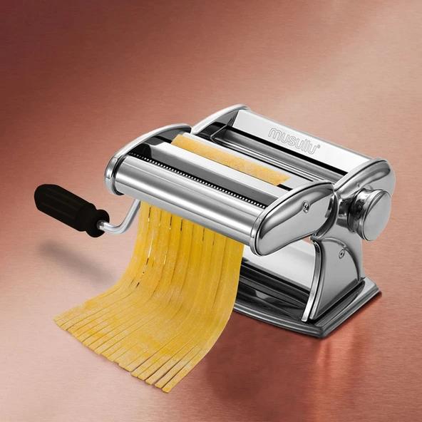 Musullu Macaroni 150 Premium 150mm Manuel Erişte ve Hamur Açma Makinesi - 2