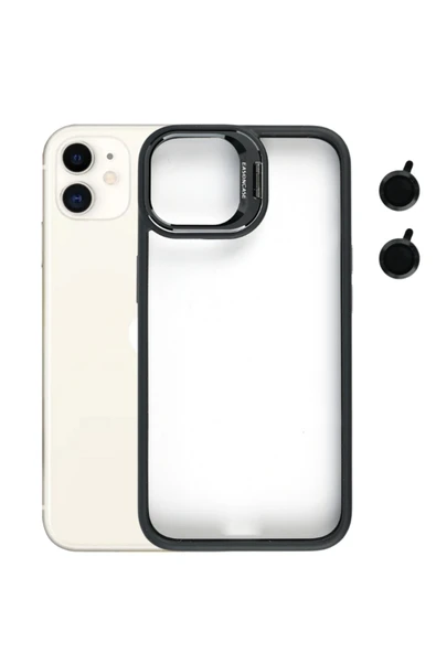 Tech&bello accessories iphone 11 Kılıf Kamera Standlı +Lens koruyuculu Kapak ürün görseli