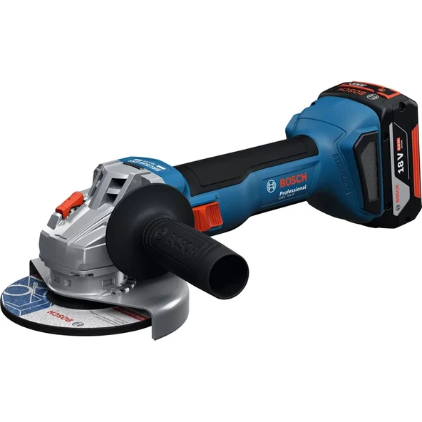 Bosch GWS 18V-8 Tek Akülü Avuç Taşlama Makinası 4Ah 125m - 06019N9021 - 2