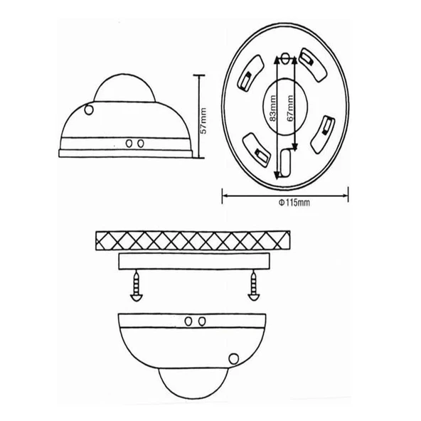 Cata Ct-9243 360 Derece Hareket Sensörü - 3