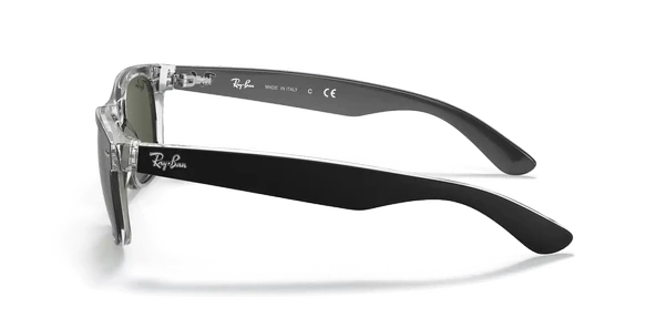 Ray-Ban Wayfarer 2132 6052 Black/Transparent-Green Güneş Gözlüğü - Resim 3