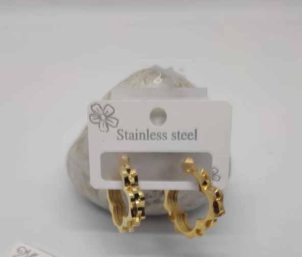 Çelik Küpe - Resim 2