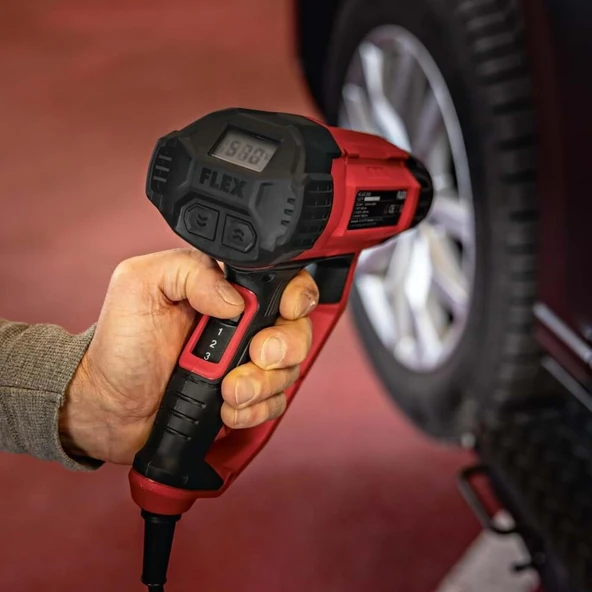 FLEX HG 650 Profesyonel Sıcak Hava Fön Makinesi Tabancası 2000W - LCD Ekran Değişken Isı Hız Ayarlı - 6