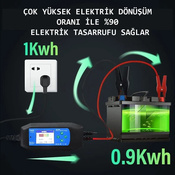Lancol Akü Test ve Sarj Cihazi 12V/8A CAT-280 - Resim 7