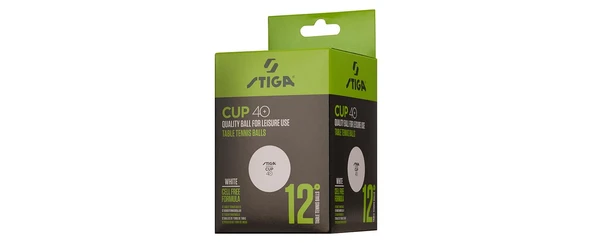 Stiga Table Tenis Ball Cup Pinpon Topu Beyaz 12li 1110-2510-12 - 2