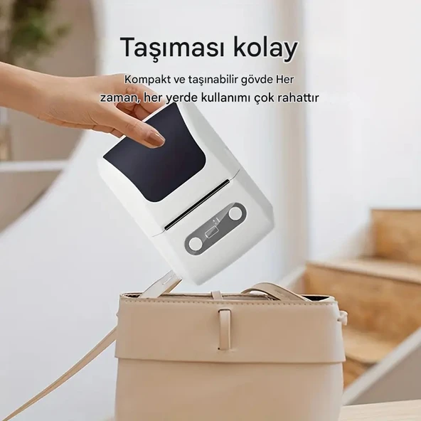 Ventus Mpia P1 Etiket Yazıcısı Termal Kablosuz Android İos - 4