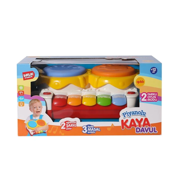 URT032-001 İkili Kaya Davul Seti -Birliktoys - 1