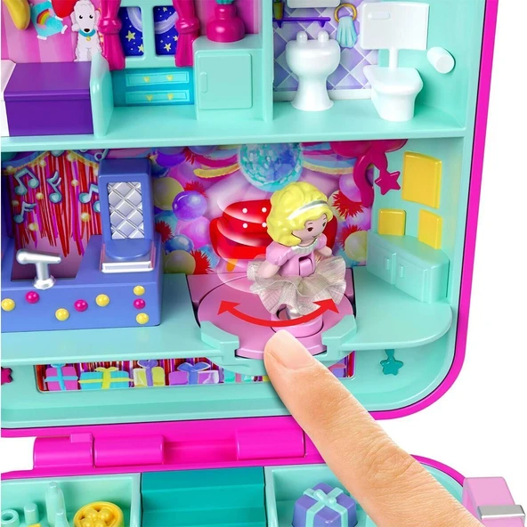 JGK22 Polly Pocket Mattel 80. Yıl Özel Nostaljik Kompakt Oyun Seti - 5