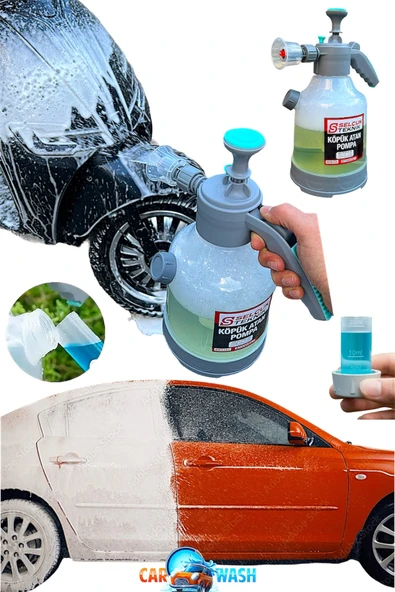 Yeni Basınçlı Çok Fonksiyonlu Manuel El Pompası, Köpük Atan, Sıvı Püskürtme 3 Lt KÖPÜK ATAN POMPA