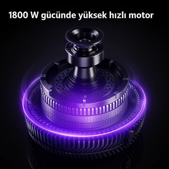 Hyundai HC-122 Profesyonel Saç Kurutma Makinesi 1800W  3 Isı Ayarı, 2 Hız, Soğuk Hava Fonksiyolu - 8