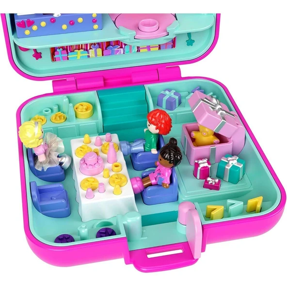 JGK22 Polly Pocket Mattel 80. Yıl Özel Nostaljik Kompakt Oyun Seti - 4