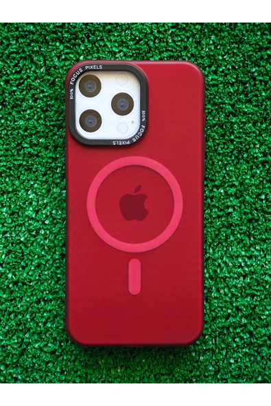 Tntech iphone 15 pro max Kılıf Magsafe uyumlu Kamera çıkıntılı Darbe Emici Mat Lüx Kapak TB-04- ürün görseli