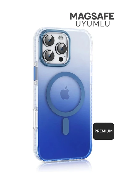 Tech&bello accessories iphone 13 Pro Kılıf Magsafe uyumlu Renk geçişli Darbe emici Degrade Kapak ürün görseli