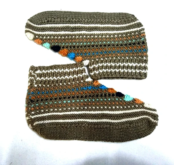 El Örgüsü Yünlü Patik ürün görseli 1