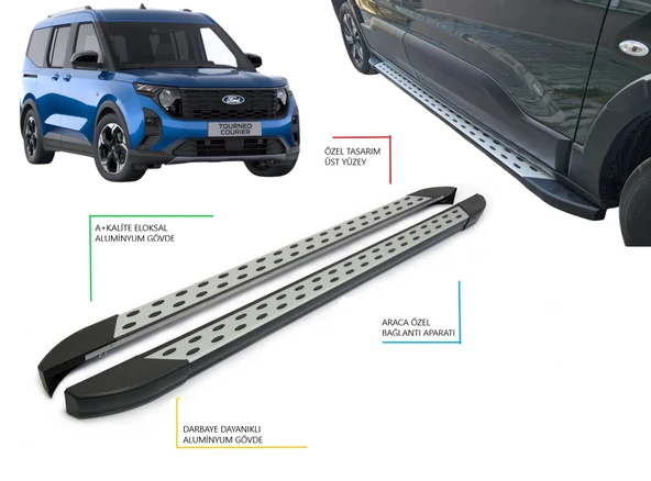 E TOURNEO COURIER NOKTALI YAN BASAMAK 2024 2025 2026 2027 ürün görseli 1