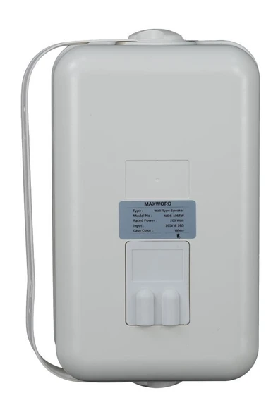 Maxword MDS-106TW Yüksek Kaliteli 250W 6.5 İnç 16 ohm/100V İki Yollu Duvar Tipi Sütun Hoparlör - 4