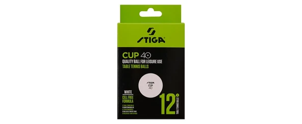 Stiga Table Tenis Ball Cup Pinpon Topu Beyaz 12li 1110-2510-12 - 3