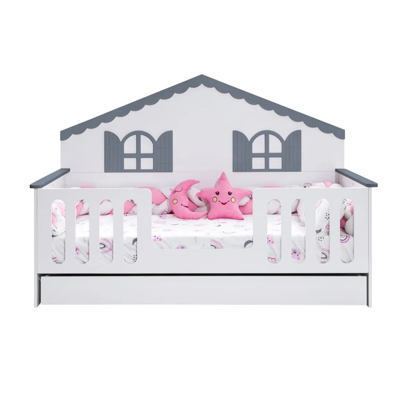 Yavrulu Karyola, Poli Yavrulu Montessori Yatak - Pembe - Resim 8