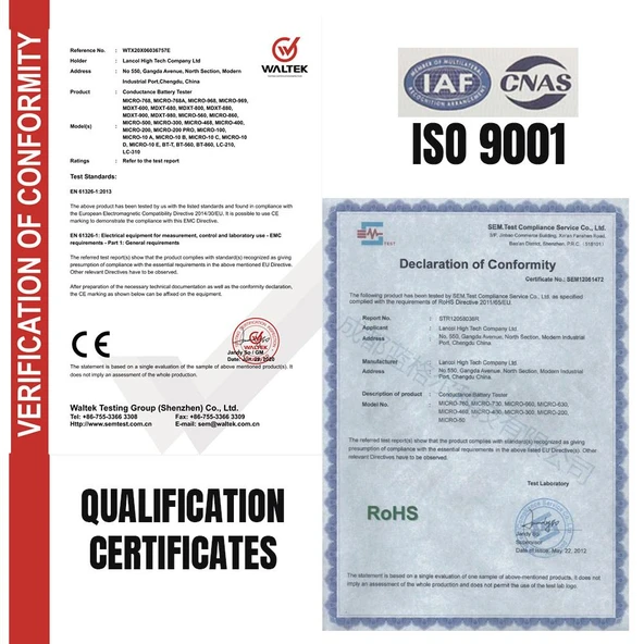 Lancol Akü Test ve Sarj Cihazi 12V/15A CAT-300 - Resim 6