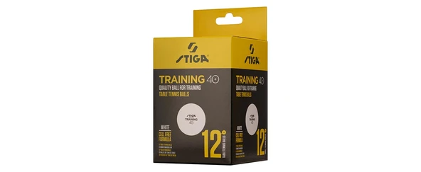 Stiga Table Tenis Ball Traınıng Pinpon Topu Beyaz 12li 1110-2610-12 - 2
