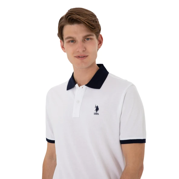 Erkek Regular Fit Polo Yaka Basic Tişört - 11