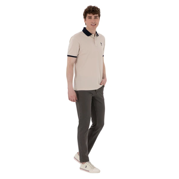 Erkek Regular Fit Polo Yaka Basic Tişört - 6