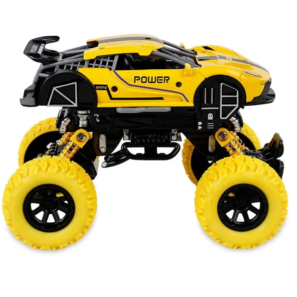 Çek Bırak Amorsitörlü Off-Road Araba - KLX600-335 - Sarı - Resim 2