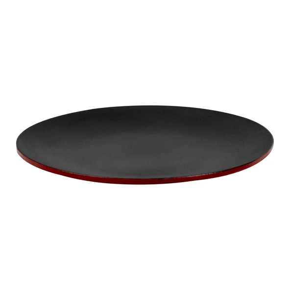 Lava Döküm Yuvarlak Servis Tabağı Çap(Ø)25cm.-Bordo - 2