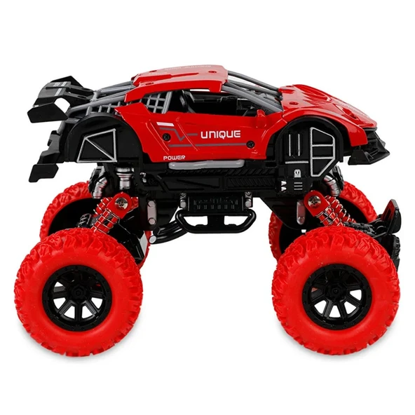 Çek Bırak Amorsitörlü Off-Road Araba - KLX600-335 - Kırmızı - Resim 2