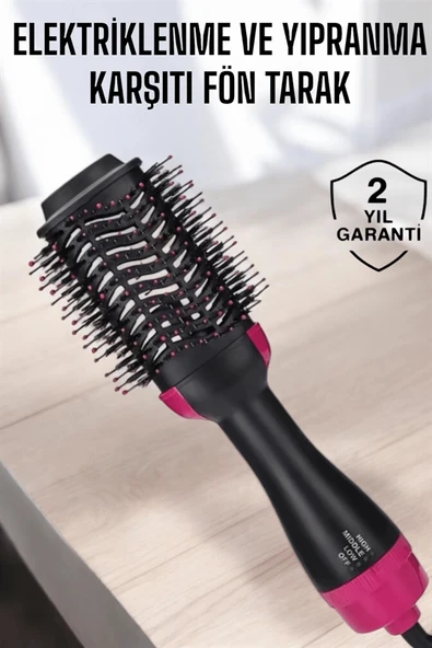 220°C’ye Kadar Isınan, Hacim ve Yıpranma Karşıtı Profesyonel Fön Tarağı - Resim 2