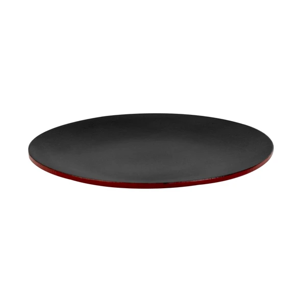 Lava Döküm Yuvarlak Servis Tabağı Çap(Ø)21cm.-Bordo - 2
