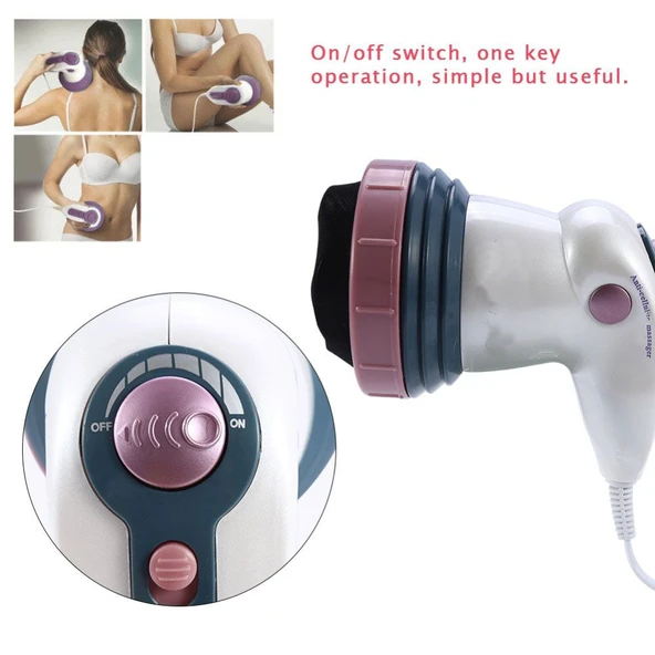 Selülit Giderici Masaj Aleti 4 Başlıklı - Resim 2