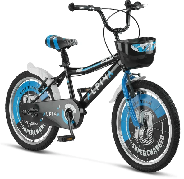 ÜMİT 2047 ALPINA-M-BMX-V-ERKEK ÇOCUK BİSİKLETİ V 20 JANT SİYAH MAVİ ürün görseli