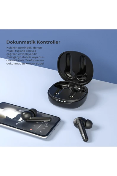 Lenovo Lecoo EW302W TWS Kulak İçi Bluetooth Kulaklık Beyaz - Resim 5