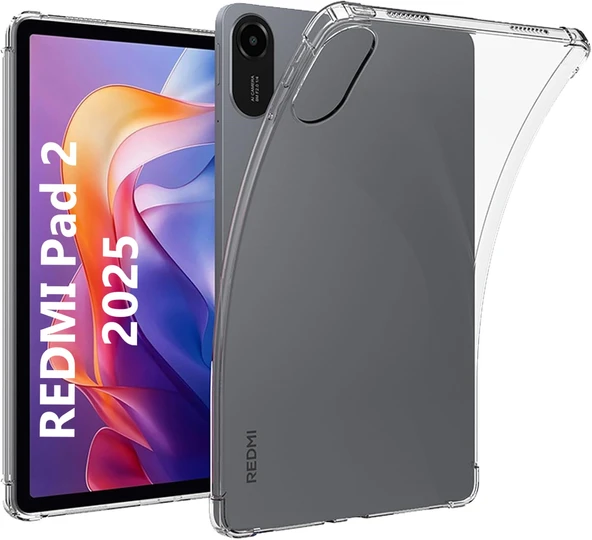 Xiaomi Redmi Pad 2 11 İnç 2025 Tablet Kılıfı Silikon Ekran Koruyucu Dokunmatik Kalem Seti - 5