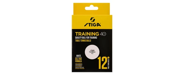Stiga Table Tenis Ball Traınıng Pinpon Topu Beyaz 12li 1110-2610-12 - 3