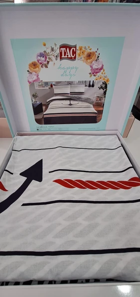 Taç Tek Kişilik Ranforce Nevresim Takımı Harbor - 2